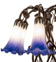 Blue/White Pond Lily Six Light Table Lamp (255820) Blue/White Pond Lily Six Light Table Lamp (255820)