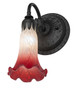 Pink/White One Light Wall Sconce (260473)