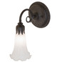 Meyda Tiffany - 260476 - One Light Wall Sconce - White - Oil Rubbed Bronze