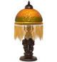 Meyda Tiffany - 260711 - One Light Mini Lamp - Roussillon - Mahogany Bronze
