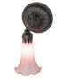 Pink One Light Wall Sconce (261096)
