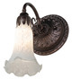 White One Light Wall Sconce (261101)