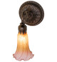 Amber/Purple One Light Wall Sconce (261103)