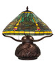 Tiffany Dragonfly Three Light Table Lamp (261256)