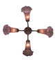 Lavender Four Light Fan Light (261509)