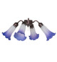 Blue/White Four Light Fan Light (261522)