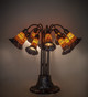 Stained Glass Pond Lily Ten Light Table Lamp (261669) Stained Glass Pond Lily Ten Light Table Lamp (261669)