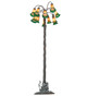 Amber/Green 12 Light Floor Lamp (262111)