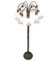 White 12 Light Floor Lamp (262116)