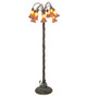 Amber/Purple 12 Light Floor Lamp (262118)