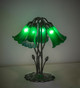 Green Five Light Table Lamp (262219)