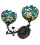 Nightfall Wisteria Two Light Wall Sconce (262689)