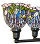 Tiffany Flowering Lotus Four Light Chandelier (262834)