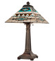 Meyda Tiffany - 263186 - Two Light Table Lamp - Valencia Mission - Mahogany Bronze