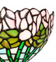 Tiffany Cabbage Rose Two Light Wall Sconce (263351)