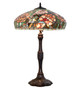 Tiffany Peony Three Light Table Lamp (265071)