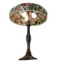 Tiffany Peony Three Light Table Lamp (265071)
