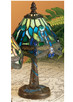 Meyda Tiffany - 26617 - One Light Mini Lamp - Tiffany Hanginghead Dragonfly - Mahogany Bronze