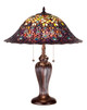 Meyda Tiffany - 26666 - Two Light Table Lamp - Tiffany Peacock Feather - Green/Blue Pbag Purple/Blue Lt Blue Aqua/Green
