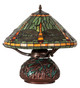 Tiffany Dragonfly Three Light Table Lamp (26681)