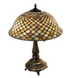 Tiffany Fishscale Two Light Table Lamp (268098)