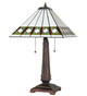 Diamond Band Mission Two Light Table Lamp (268327)
