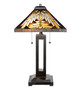 Nuevo Mission Two Light Table Lamp (268727)