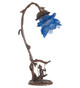 Blue Floral One Light Mini Lamp (269725)