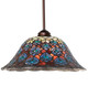 Meyda Tiffany - 269829 - One Light Pendant - Tiffany Peacock Feather