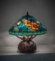 Tiffany Poppy Three Light Table Lamp (270673)