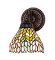 Meyda Tiffany - 270875 - One Light Wall Sconce - Wisteria - Mahogany Bronze