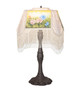 Meyda Tiffany - 271963 - One Light Table Lamp - Reverse Painted - Mahogany Bronze