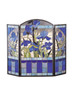 Meyda Tiffany - 27236 - Fireplace Screen - Iris - Verdigris