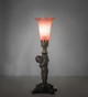 Pink Tiffany Pond Lily One Light Mini Lamp (273025)