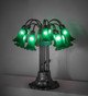 Green Tiffany Pond Lily 12 Light Table Lamp (273104)