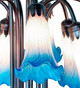 Pink/Blue Tiffany Pond Lily 12 Light Table Lamp (273109)