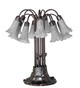Gray Tiffany Pond Lily 12 Light Table Lamp (273415)