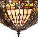 Fleur-De-Lis Three Light Flushmount (274336)