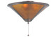 Meyda Tiffany - 27434 - Flushmount - Sutter - Mahogany Bronze Mahogany Bronze