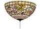 Meyda Tiffany - 27442 - Flushmount - Tiffany Turning Leaf - Mahogany Bronze