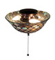 Tiffany Fishscale Fan Light Fixture (27451)