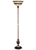 Meyda Tiffany - 27534 - Torchiere - Tiffany Roman - Mahogany Bronze