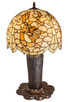 Meyda Tiffany - 27567 - Three Light Table Lamp - Chinese Dragon - Mahogany Bronze