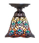 Tiffany Peacock Feather One Light Flushmount (276080) Tiffany Peacock Feather One Light Flushmount (276080)