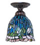 Tiffany Flowering Lotus One Light Flushmount (276089)
