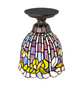 Tiffany Flowering Lotus One Light Flushmount (276089)