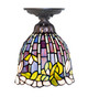 Tiffany Flowering Lotus One Light Flushmount (276089)