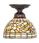 Tiffany Turning Leaf One Light Flushmount (276092)