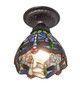 Tiffany Hanging Head Dragonfly One Light Flushmount (276103)