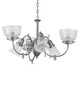 Gas & Electric Six Light Chandelier (276512)